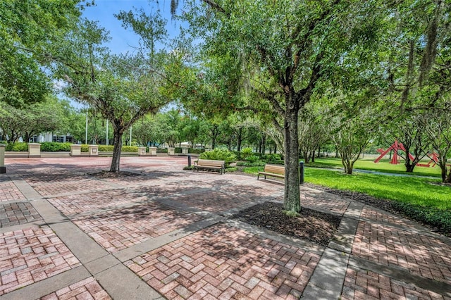 3149 Songbird Cir, Harmony, FL 34773 - view of property's community with a yard