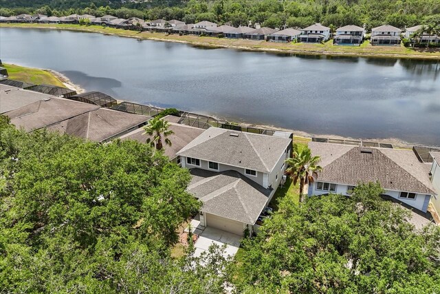 8522 Blue Horizon Ct, Kissimmee, FL 34747 - aerial perspective of suburban area featuring a nearby body of water