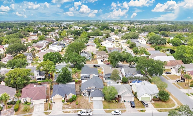 aerial perspective of suburban area