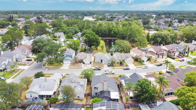 aerial perspective of suburban area