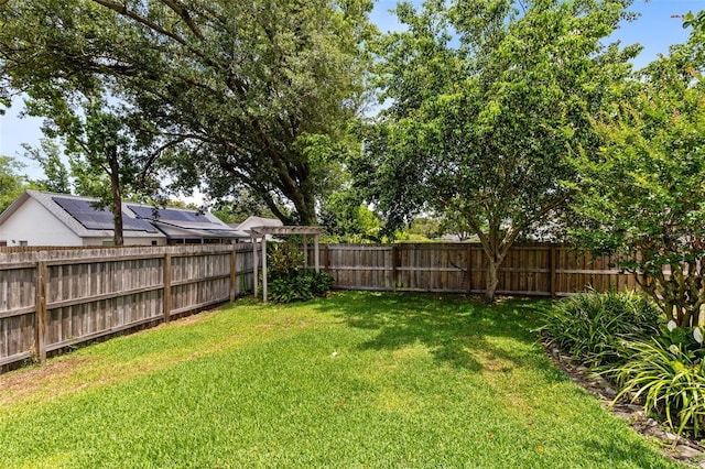 view of yard