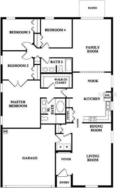 516 Brett Ct, Orlando, FL 32828 - floor plan / room layout