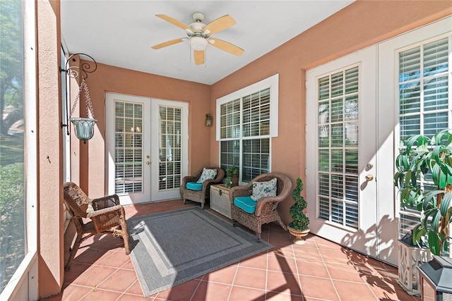 7628 Bay Port Rd Unit 43, Orlando, FL 32819 - sunroom featuring french doors
