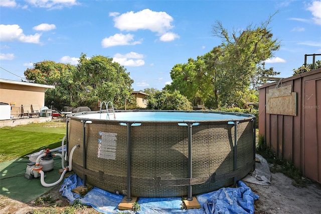 1508 Roger Babson Rd, Orlando, FL 32808 - view of swimming pool with a yard