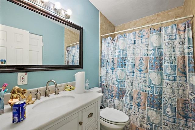 1508 Roger Babson Rd, Orlando, FL 32808 - full bathroom with toilet, vanity, and curtained shower