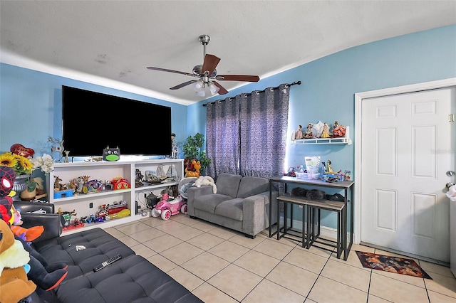 1508 Roger Babson Rd, Orlando, FL 32808 - tiled living area featuring ceiling fan