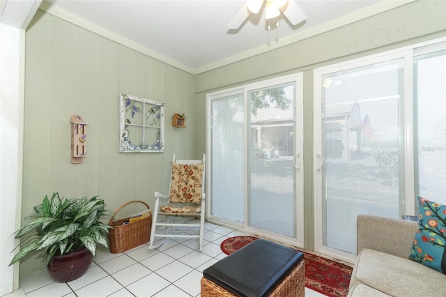 474 Windmeadows St Unit 0, Altamonte Springs, FL 32701 - doorway to outside featuring light tile patterned flooring and a ceiling fan