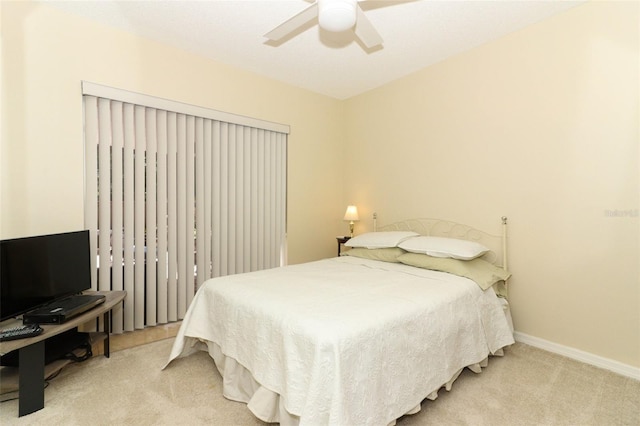 474 Windmeadows St Unit 0, Altamonte Springs, FL 32701 - bedroom with carpet, baseboards, and a ceiling fan