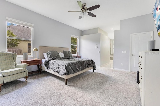 1837 Sweetwater W Cir, Apopka, FL 32712 - carpeted bedroom featuring baseboards and a ceiling fan