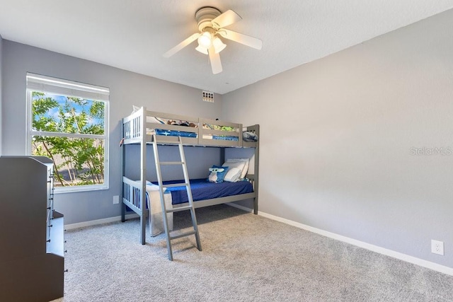 1837 Sweetwater W Cir, Apopka, FL 32712 - bedroom with carpet floors, baseboards, and ceiling fan