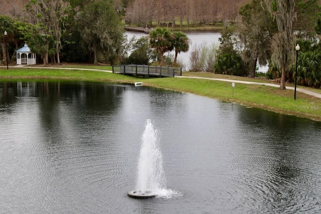 6611 Time Square Ave Unit 103, Orlando, FL 32835 - water view featuring a gazebo