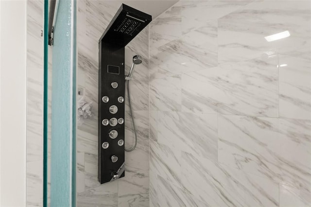 11863 Delfina Ln, Orlando, FL 32827 - bathroom view of a marble finish shower