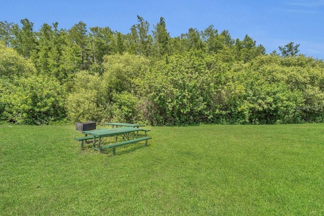 13480 Applerose Ln Unit 19, Orlando, FL 32824 - view of green lawn with a forest view