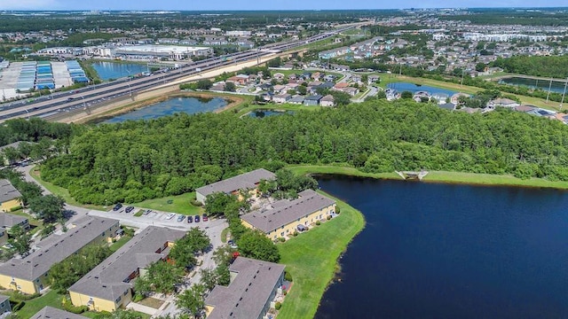 13480 Applerose Ln Unit 19, Orlando, FL 32824 - aerial view of property's location featuring a large body of water and nearby suburban area