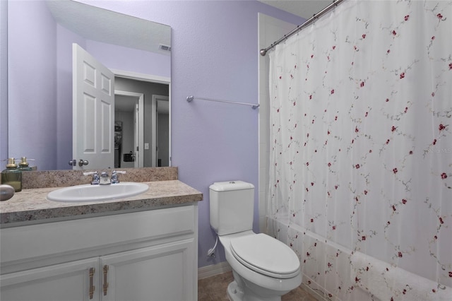 308 Michael Blake Blvd, Winter Springs, FL 32708 - full bath with toilet, vanity, and shower / tub combo with curtain