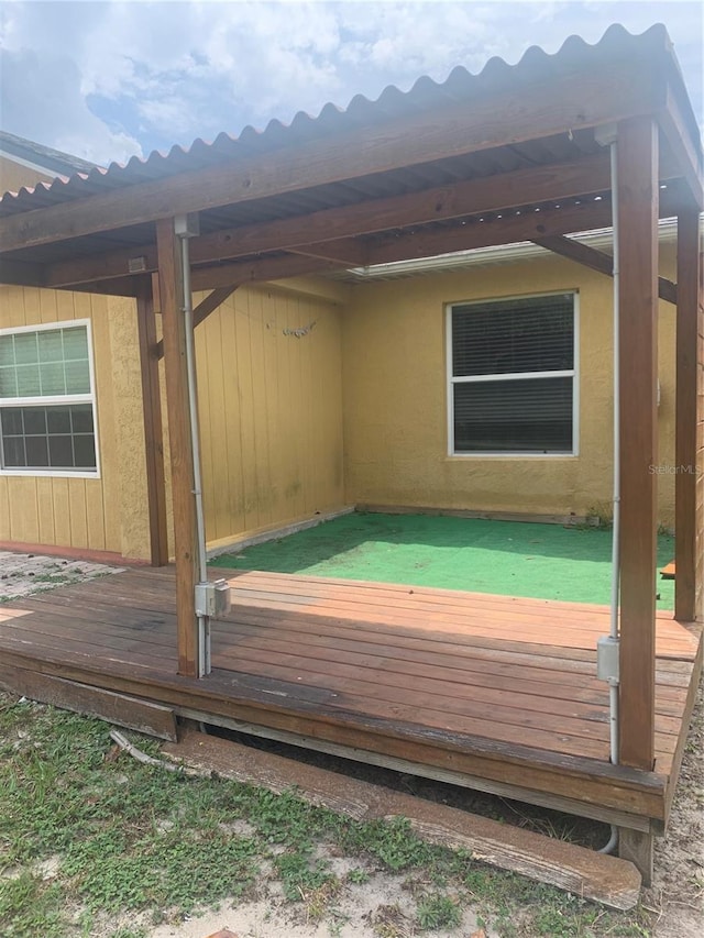 701 Twin Lake Ave, Deltona, FL 32738 - view of wooden deck