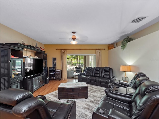 1319 Castleport Rd, Winter Garden, FL 34787 - living room with light wood-style floors and a ceiling fan
