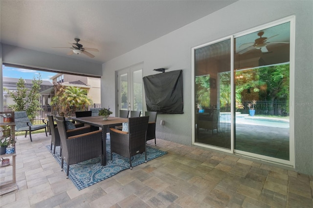 595 American Holly Pl, Oviedo, FL 32765 - sunroom featuring french doors