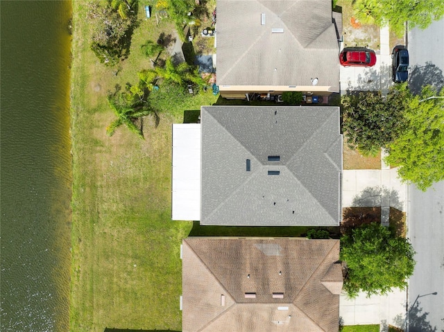 view from above of property