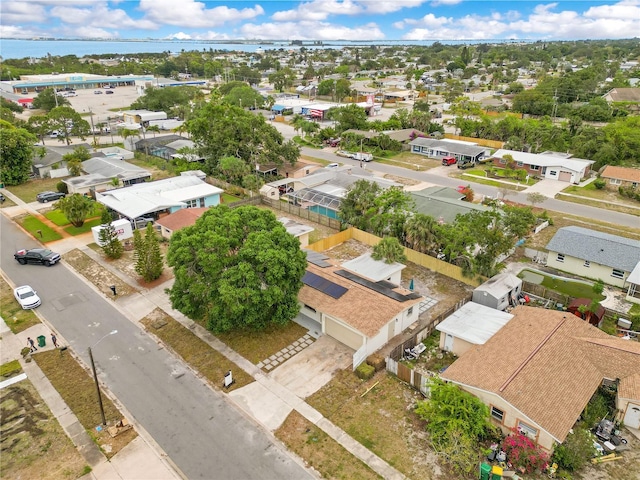 aerial perspective of suburban area