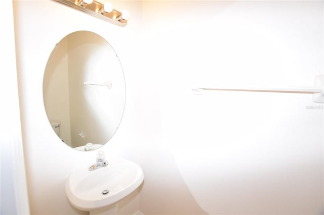 bathroom with a sink
