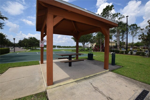 15349 Oak Apple Ct, Winter Garden, FL 34787 - view of home's community featuring a gazebo and community basketball court