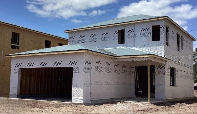 view of property under construction