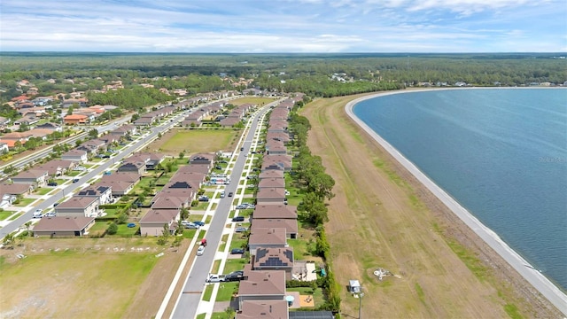 455 Lazio Cir, Debary, FL 32713 - aerial perspective of suburban area featuring a nearby body of water and a heavily wooded area