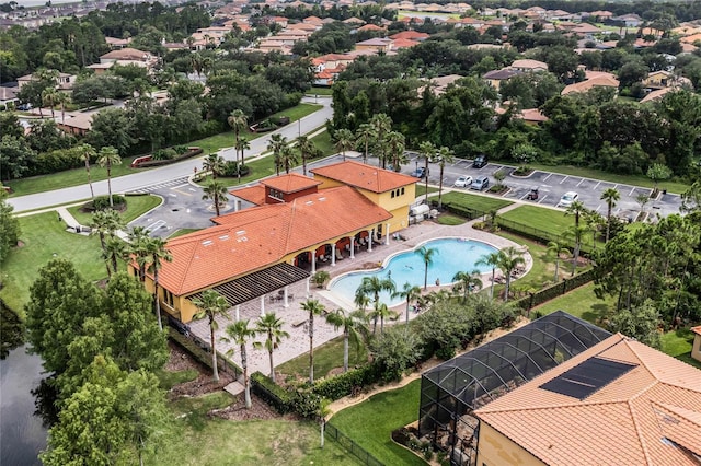 455 Lazio Cir, Debary, FL 32713 - aerial view of a pool