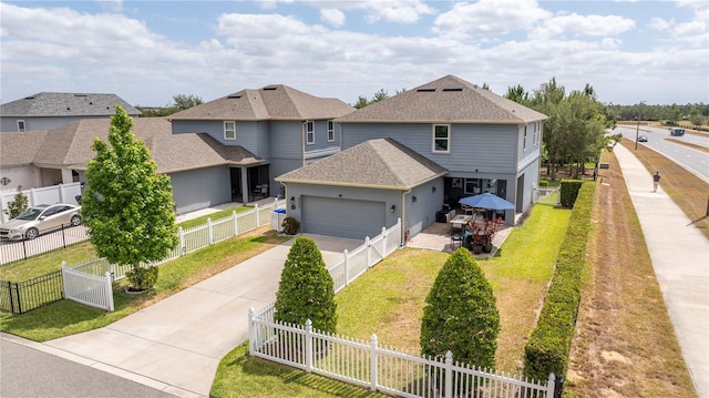 6543 Orange Cream Aly, Winter Garden, FL 34787 - traditional home featuring a gazebo, a garage, driveway, and roof with shingles