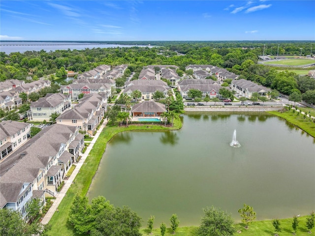 1027 Cedar Bay Ln, Winter Springs, FL 32708 - aerial view of residential area featuring a nearby body of water