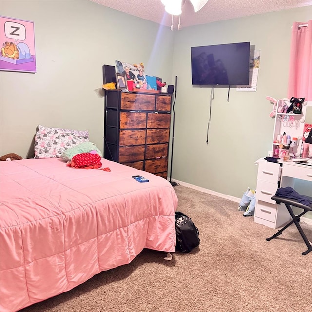 4235 Shades Crest Ln, Sanford, FL 32773 - carpeted bedroom featuring a textured ceiling