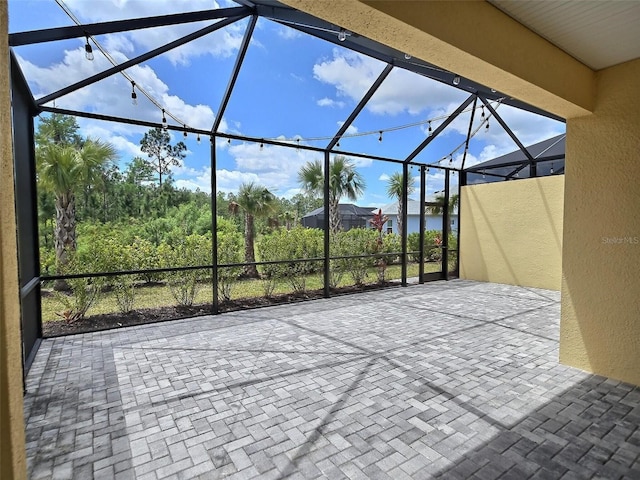 726 Coral Reef Way, Daytona Beach, FL 32124 - view of patio / terrace featuring glass enclosure