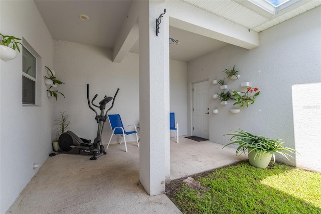 11631 Mystery Ln, Orlando, FL 32832 - doorway to property with stucco siding