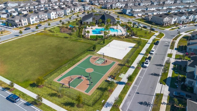 11631 Mystery Ln, Orlando, FL 32832 - aerial perspective of suburban area featuring a pool area