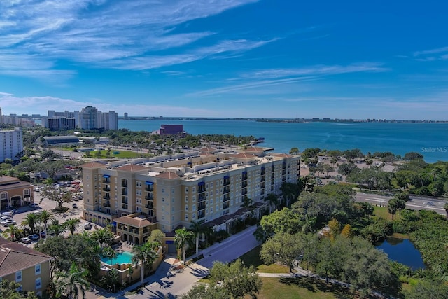 1064 N Tamiami Trl Unit 1219, Sarasota, FL 34236 - view of urban area with a nearby body of water and a pool area