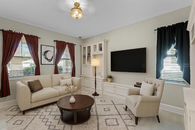 10249 Spring Lake Dr, Clermont, FL 34711 - living room with baseboards