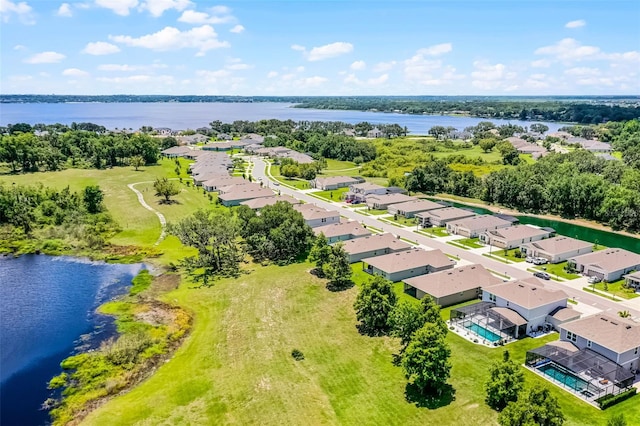 10249 Spring Lake Dr, Clermont, FL 34711 - aerial perspective of suburban area with a large body of water