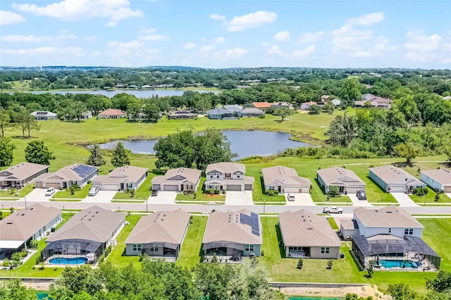10249 Spring Lake Dr, Clermont, FL 34711 - aerial view of residential area featuring a large body of water