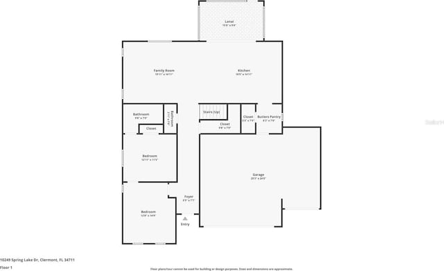 10249 Spring Lake Dr, Clermont, FL 34711 - view of room layout
