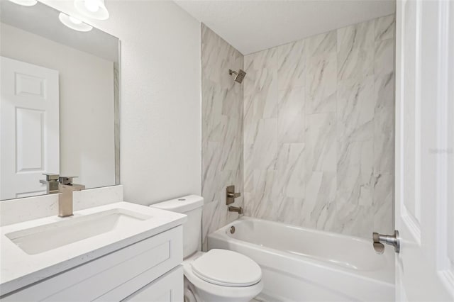 13881 SW 80th Ave, Ocala, FL 34473 - bathroom with toilet, shower / tub combination, and vanity
