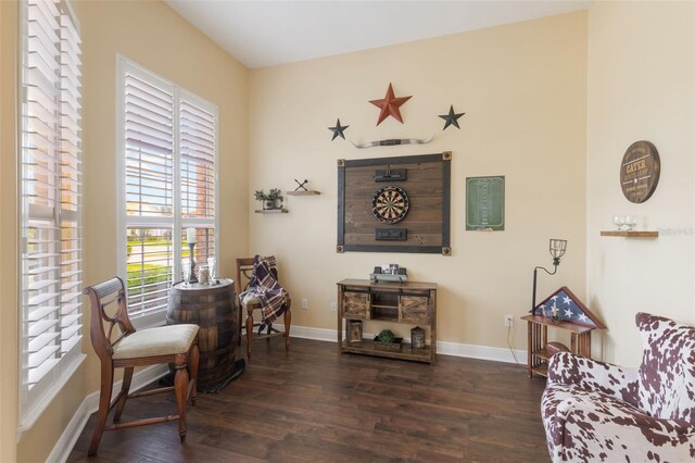 441 Hightower Dr, Debary, FL 32713 - sitting room with wood finished floors and baseboards