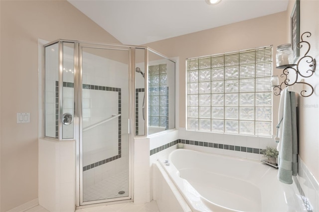 441 Hightower Dr, Debary, FL 32713 - bathroom with a shower stall and a bath