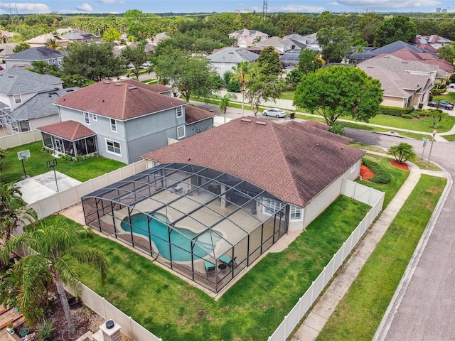 14003 Sobrado Dr, Orlando, FL 32837 - aerial view of residential area with a pool area