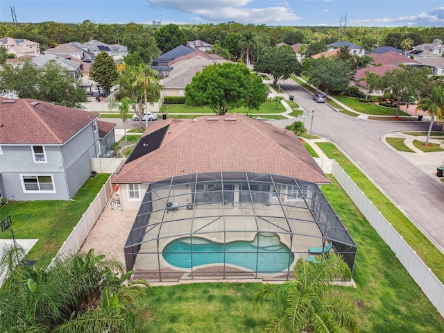 14003 Sobrado Dr, Orlando, FL 32837 - aerial perspective of suburban area with a pool