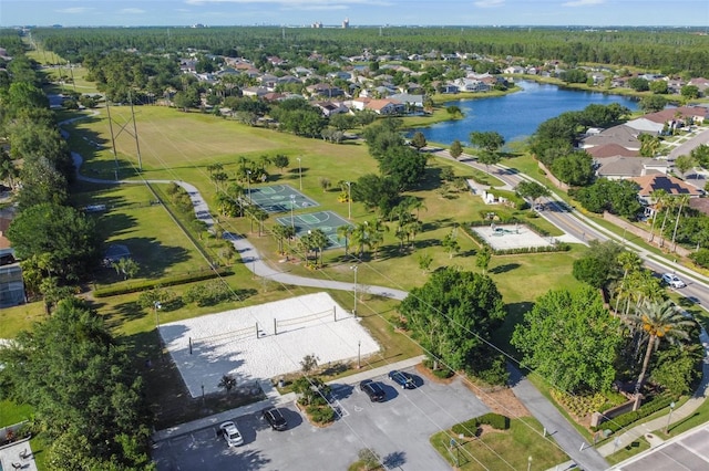 14003 Sobrado Dr, Orlando, FL 32837 - aerial perspective of suburban area featuring a nearby body of water