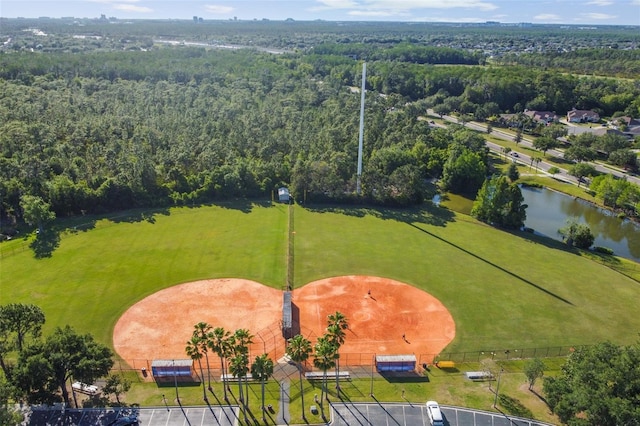 14003 Sobrado Dr, Orlando, FL 32837 - bird's eye view of a heavily wooded area and a large body of water