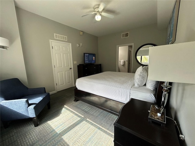 14501 Grove Resort Unit 1409, Winter Garden, FL 34787 - bedroom featuring carpet flooring, a ceiling fan, and baseboards