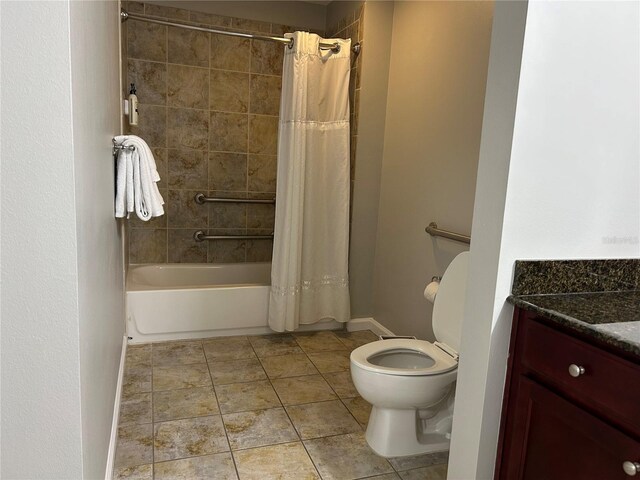 14501 Grove Resort Unit 1409, Winter Garden, FL 34787 - full bathroom featuring shower / bath combo, toilet, and vanity