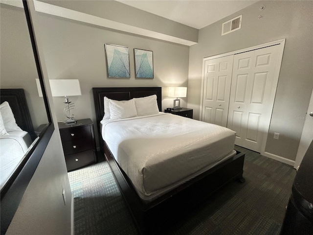 14501 Grove Resort Unit 1409, Winter Garden, FL 34787 - carpeted bedroom with a closet and baseboards